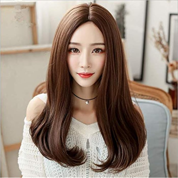 DILLARDS Fashion Female Micro Volume Long Fluffy Wig -Chocolate Colorc8162 - Image 5